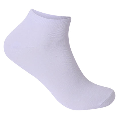 Ladies Trainer Socks - Plain White (12 Pairs)