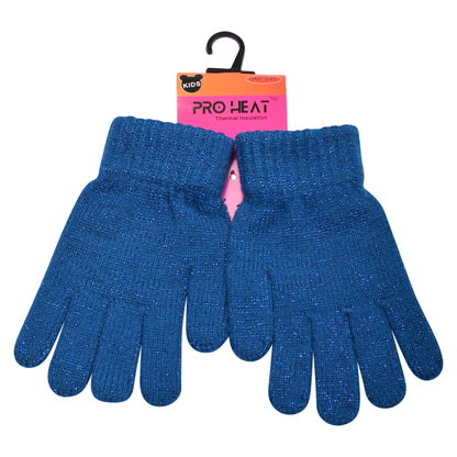 PRO HEAT™ Kids Thermal Magic Gloves - Sparkle (Assorted Colours)