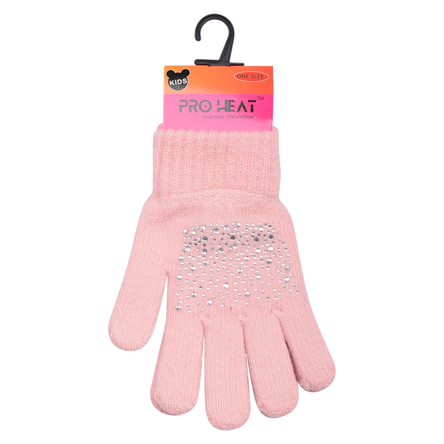 PRO HEAT™ Kids Thermal Magic Gloves - Diamante (Assorted Colours)