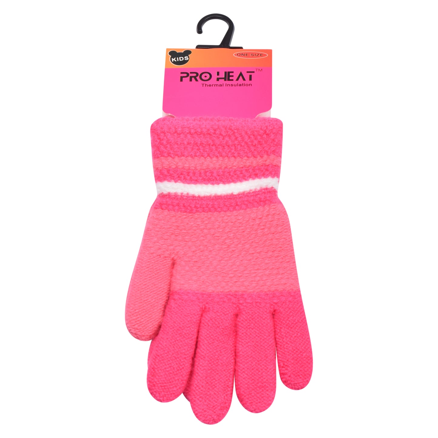 PRO HEAT™ Kids Thermal Magic Gloves - Striped (Assorted Colours)
