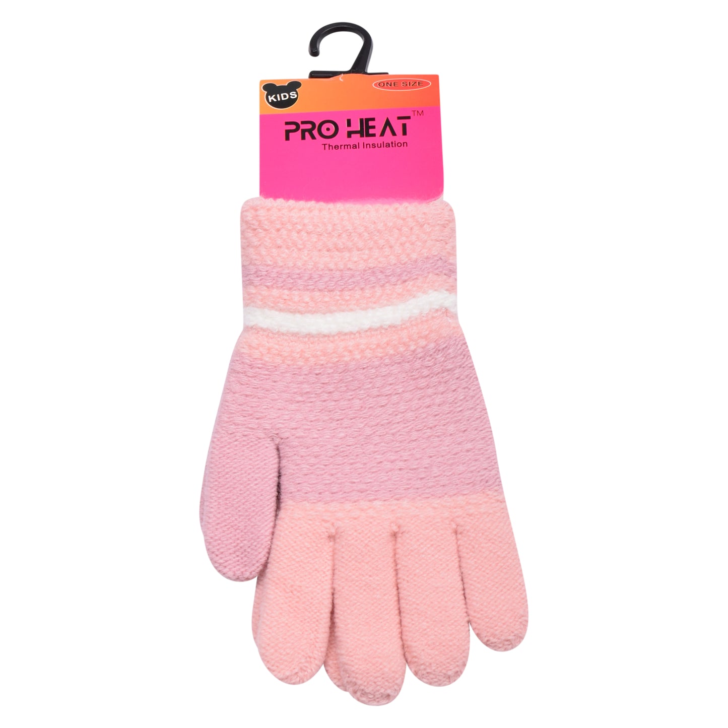 PRO HEAT™ Kids Thermal Magic Gloves - Striped (Assorted Colours)