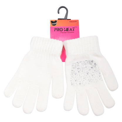 PRO HEAT™ Kids Thermal Magic Gloves - Diamante (Assorted Colours)
