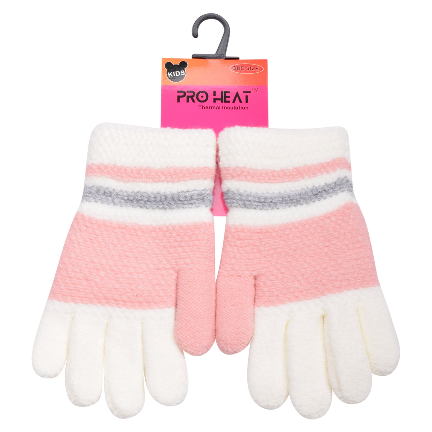 PRO HEAT™ Kids Thermal Magic Gloves - Striped (Assorted Colours)