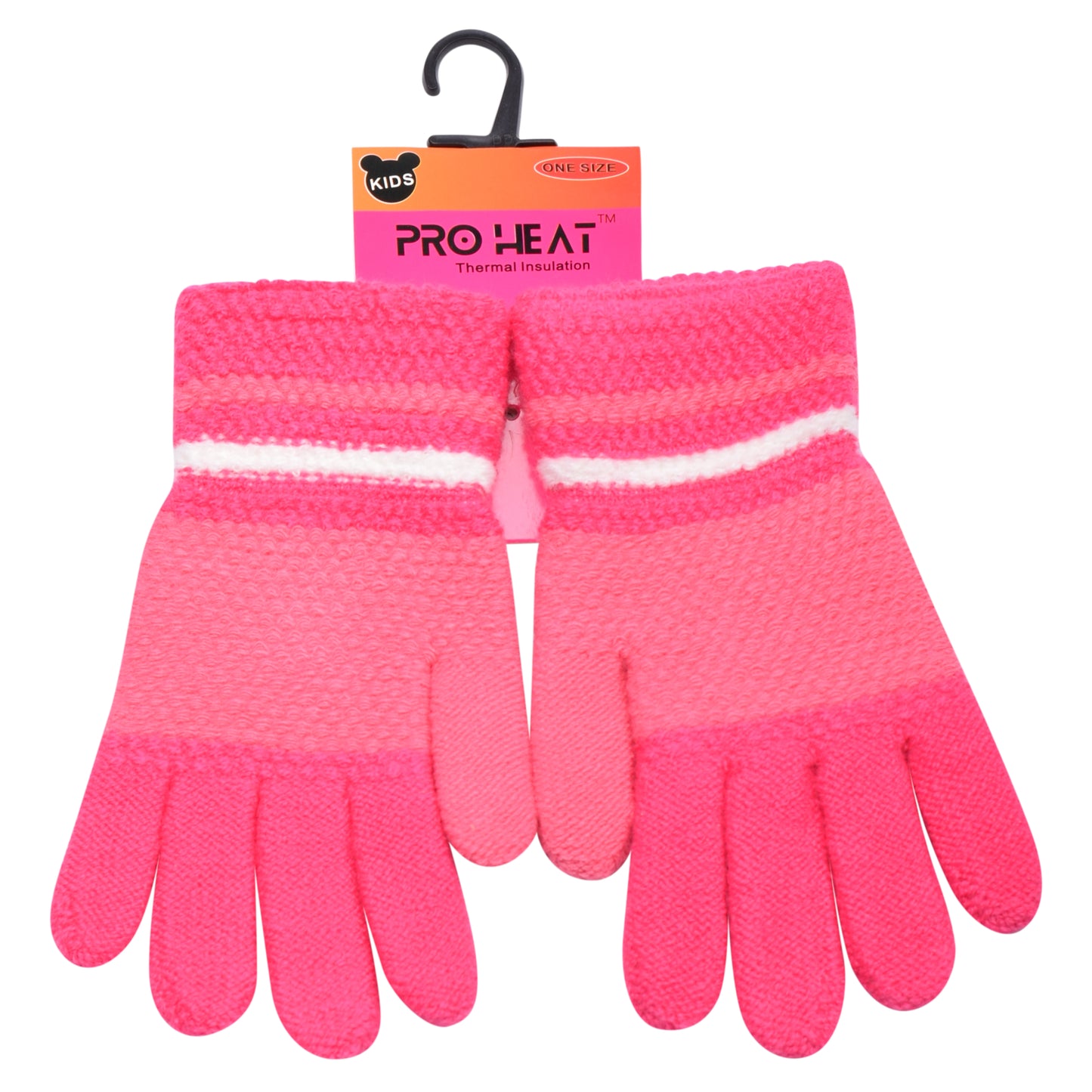 PRO HEAT™ Kids Thermal Magic Gloves - Striped (Assorted Colours)