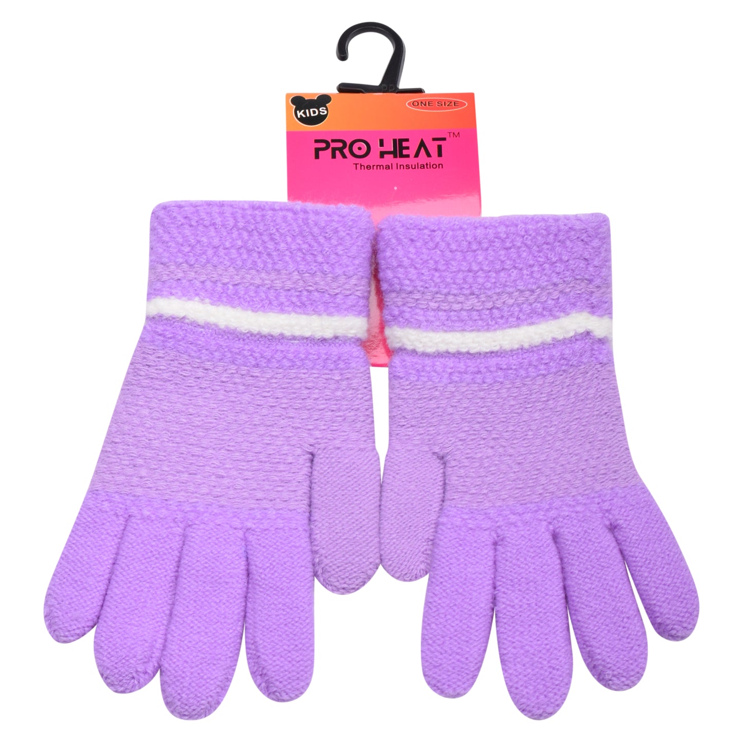 PRO HEAT™ Kids Thermal Magic Gloves - Striped (Assorted Colours)