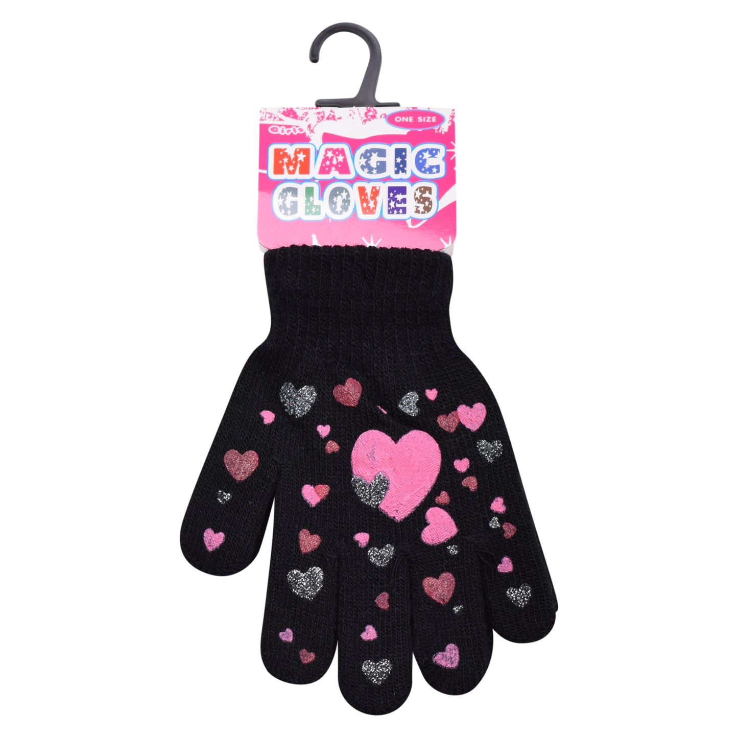 PRO HEAT™ Kids Thermal Magic Gloves - Hearts (Assorted Colours)