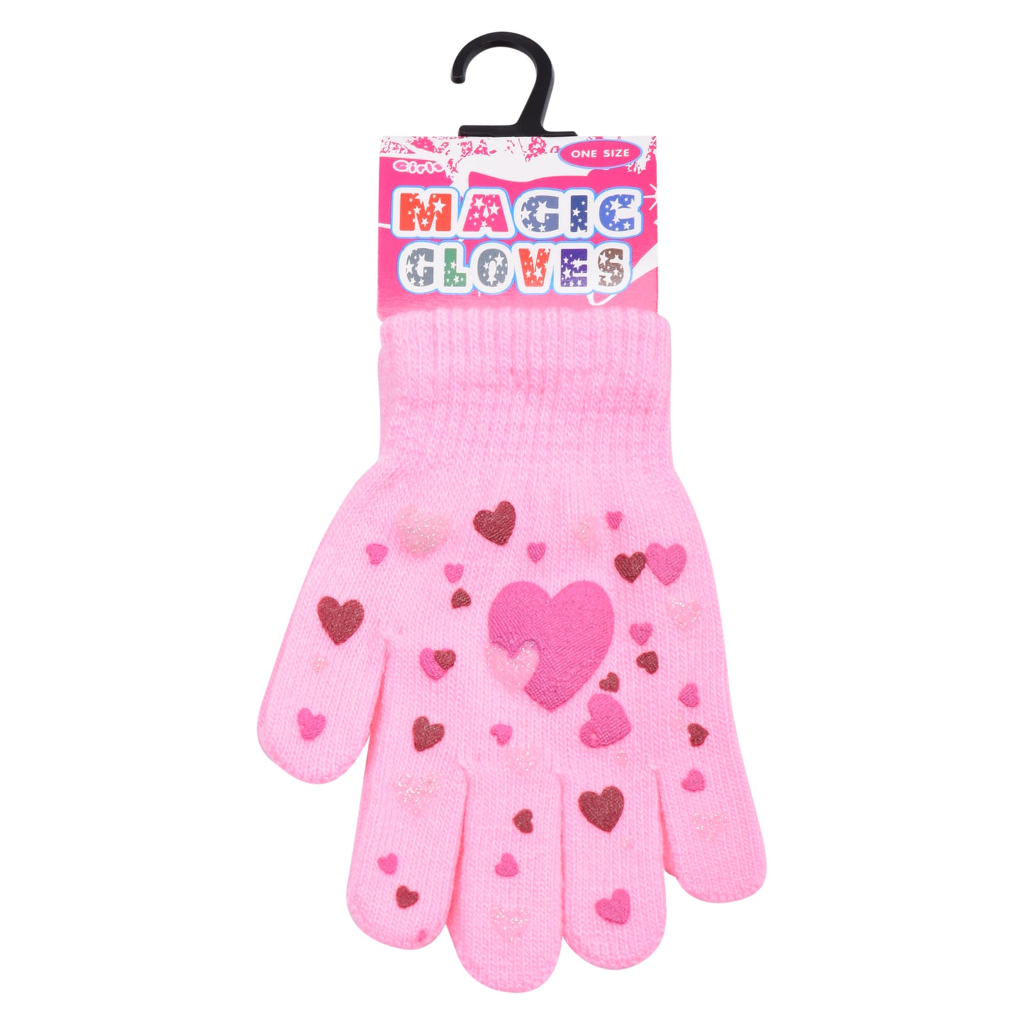 PRO HEAT™ Kids Thermal Magic Gloves - Hearts (Assorted Colours)