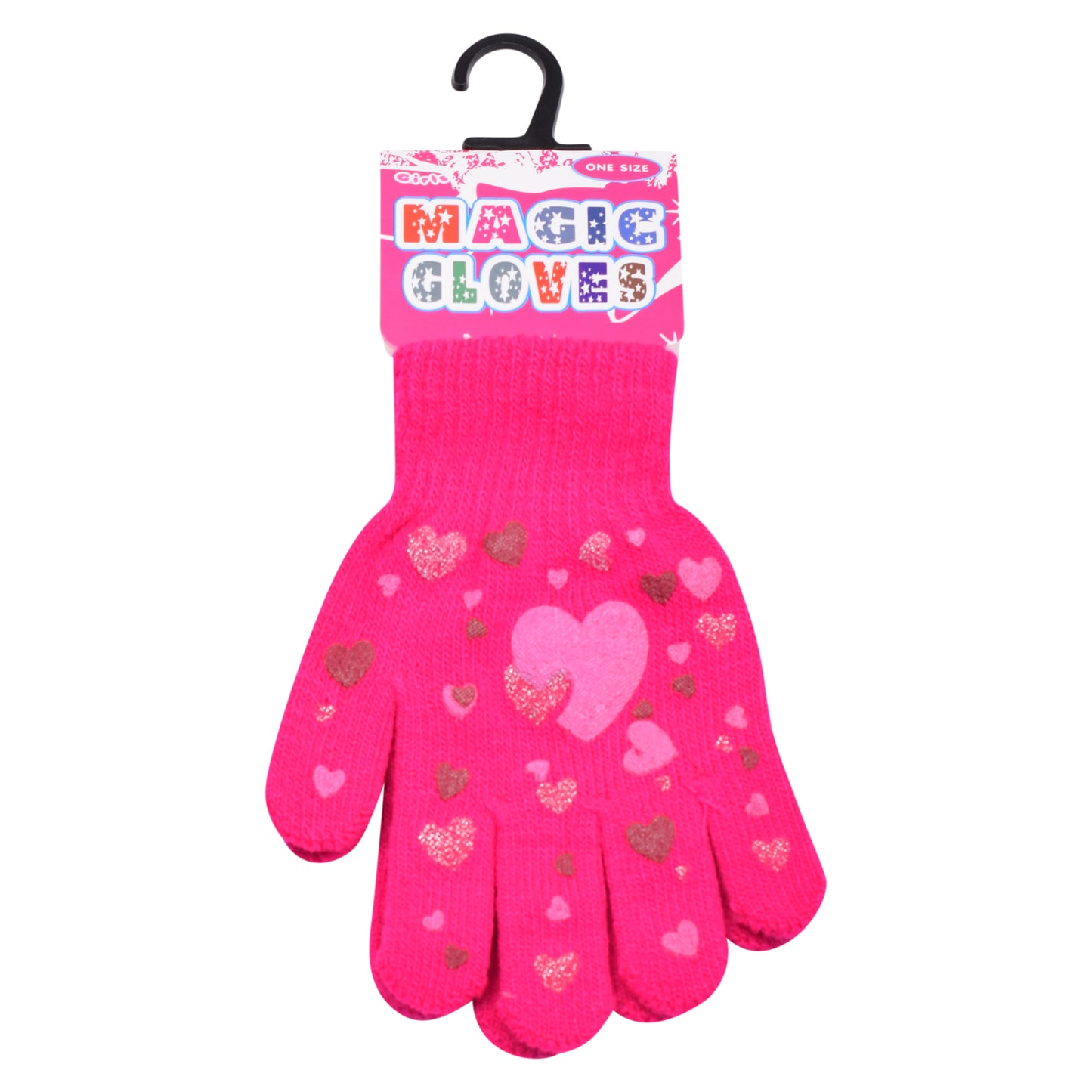 PRO HEAT™ Kids Thermal Magic Gloves - Hearts (Assorted Colours)