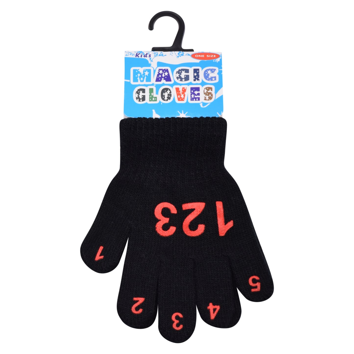 PRO HEAT™ Kids Thermal Magic Gloves - Numbers (Assorted Colours)