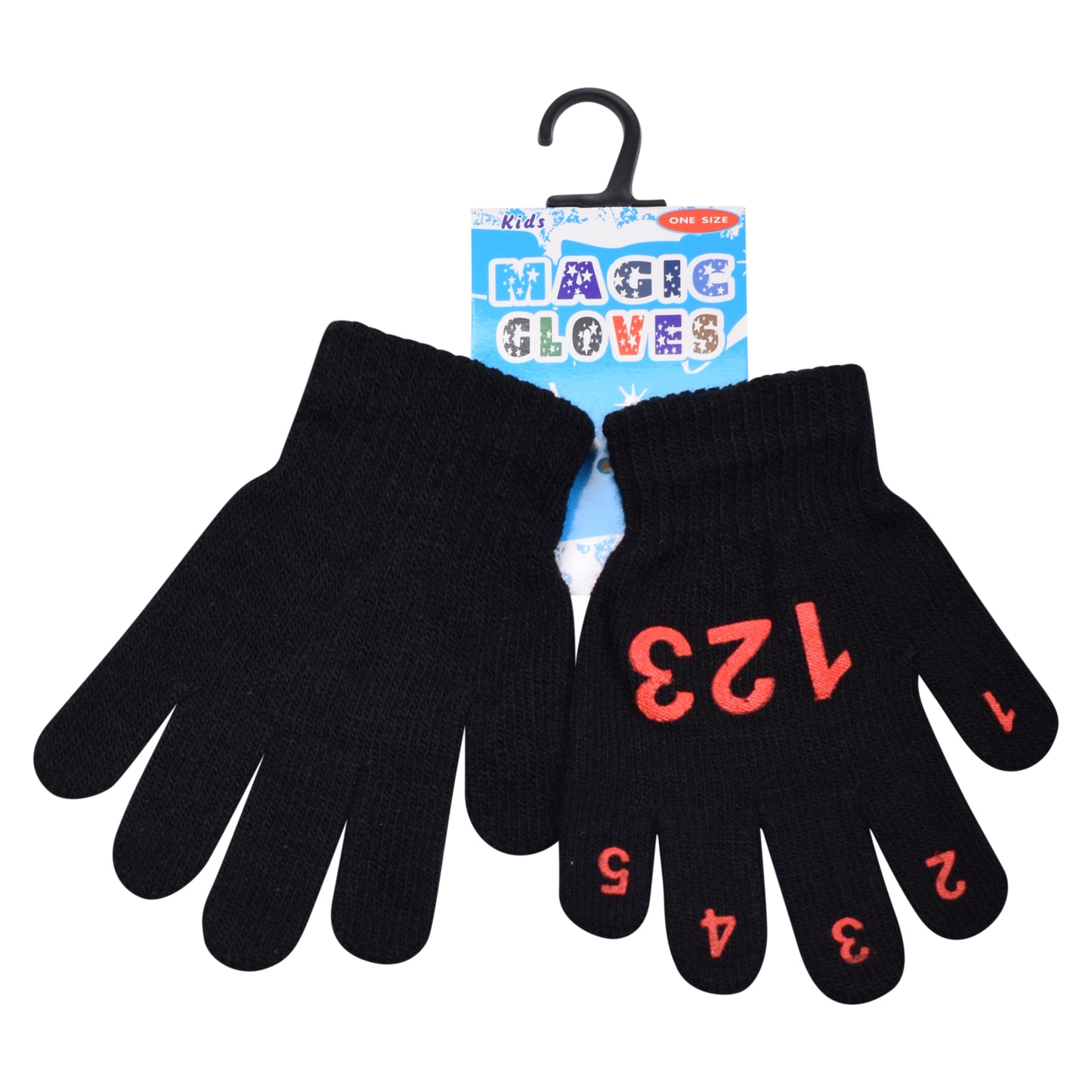 PRO HEAT™ Kids Thermal Magic Gloves - Numbers (Assorted Colours)