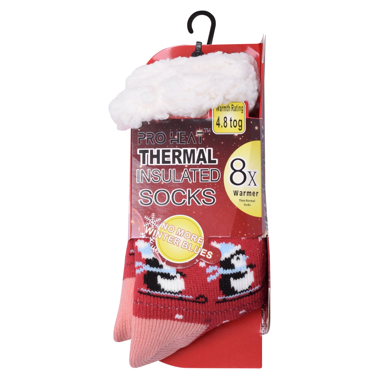 Ladies 4.8 TOG Cosy Slipper Socks - Penguin