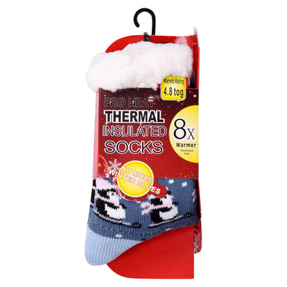 Ladies 4.8 TOG Cosy Slipper Socks - Penguin