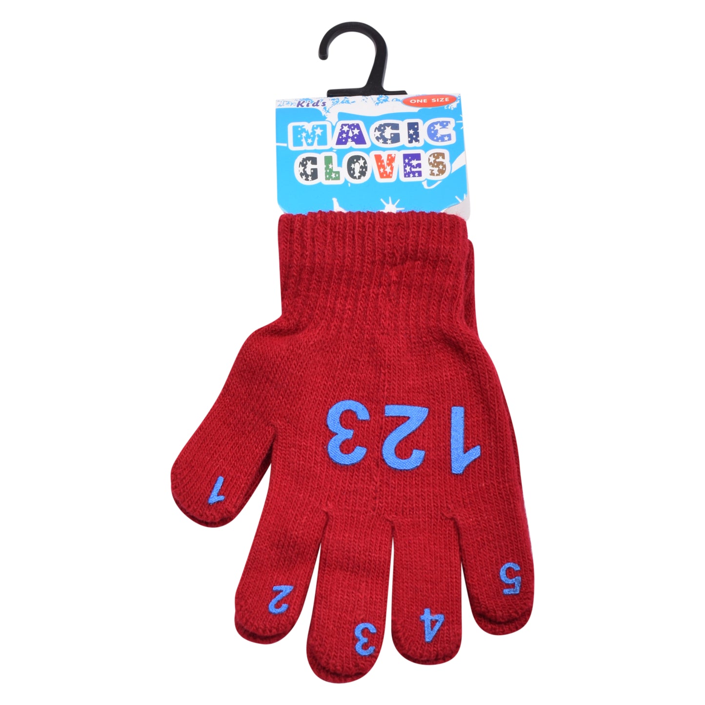 PRO HEAT™ Kids Thermal Magic Gloves - Numbers (Assorted Colours)