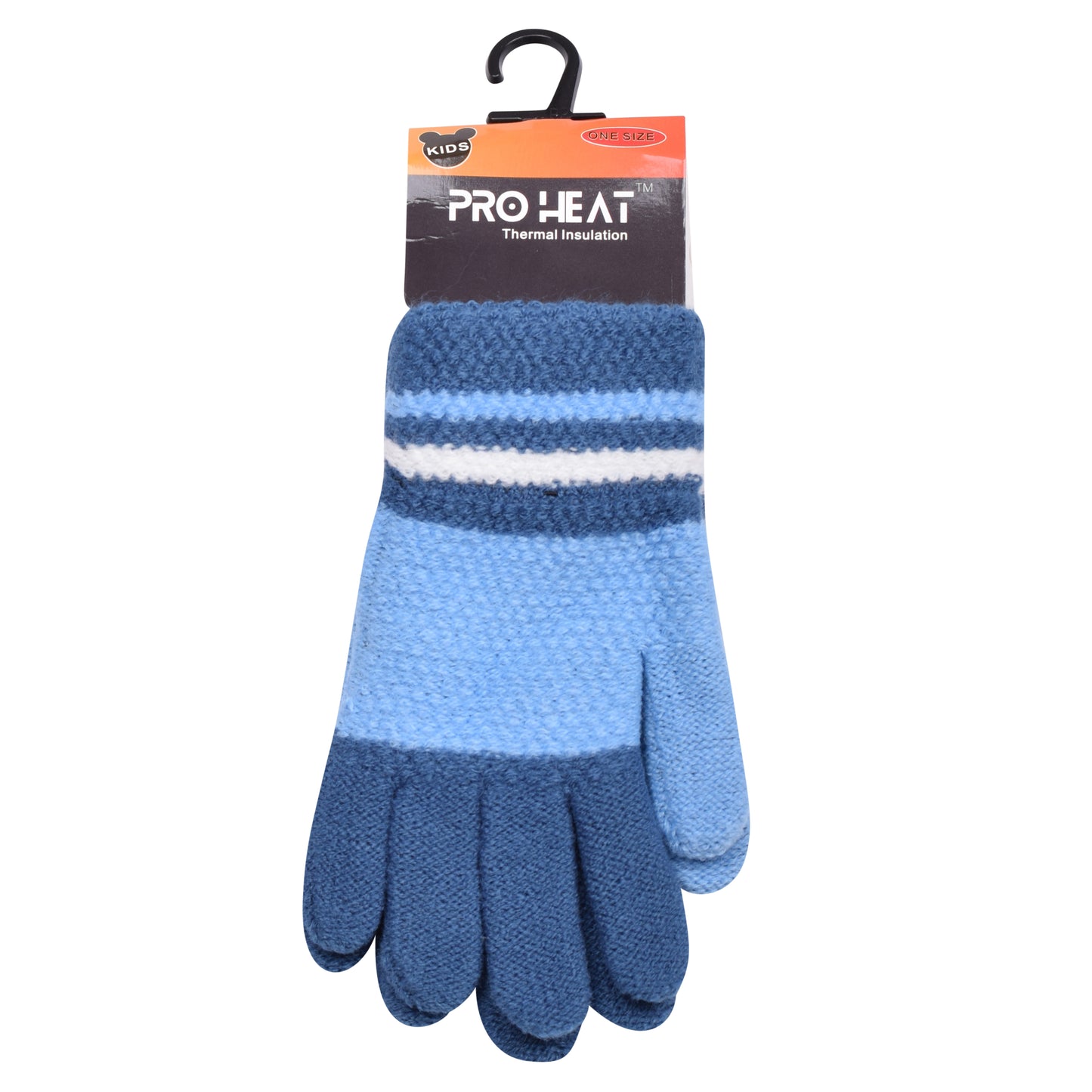 PRO HEAT™ Kids Thermal Magic Gloves - Bold Stripes (Assorted Colours)