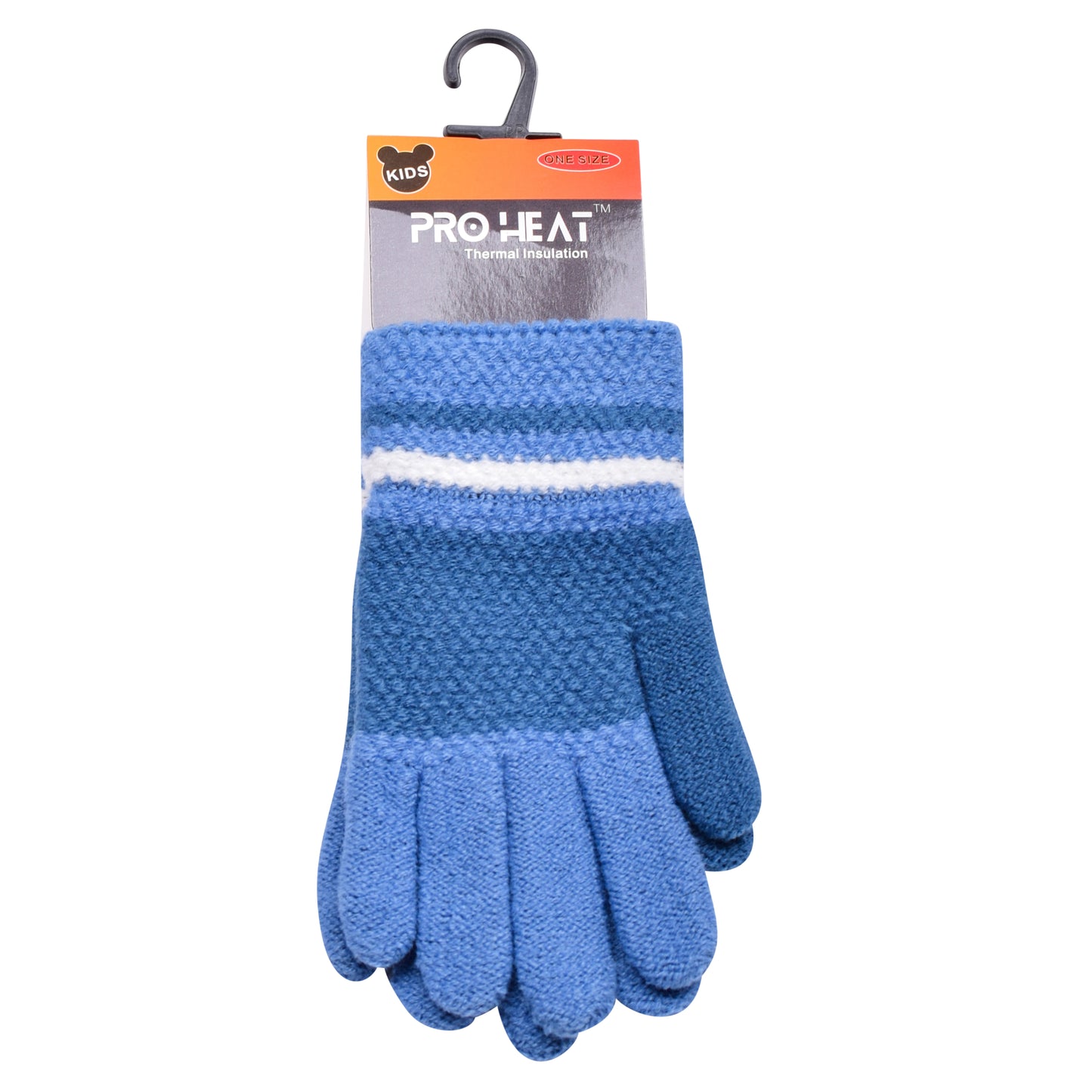 PRO HEAT™ Kids Thermal Magic Gloves - Bold Stripes (Assorted Colours)