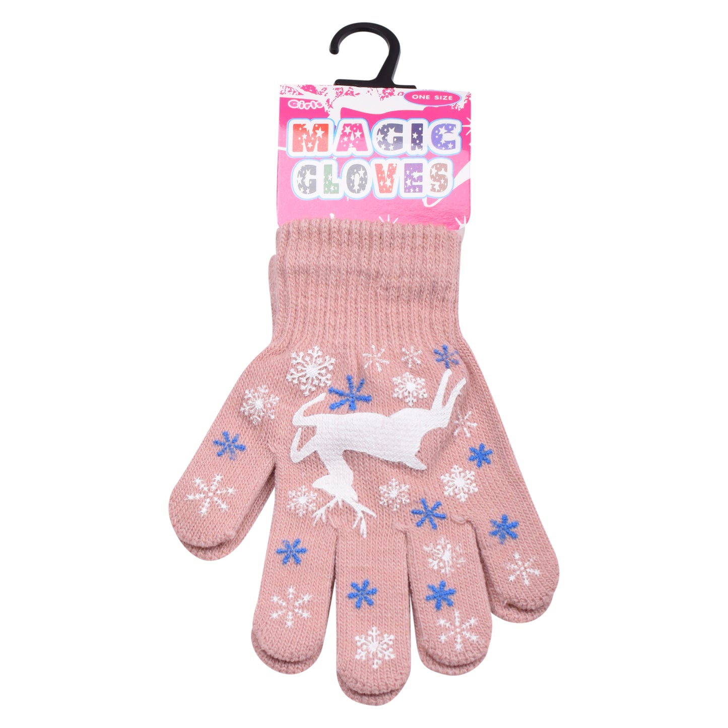 PRO HEAT™ Kids Thermal Magic Gloves - Reindeer (Assorted Colours)