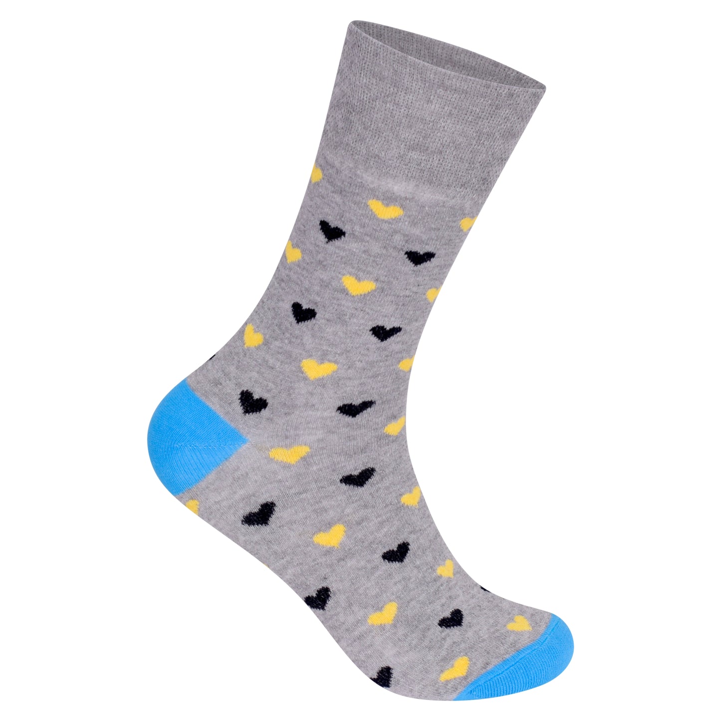 Ladies Non Elastic Diabetic Socks - Grey Patterned (12 Pairs)