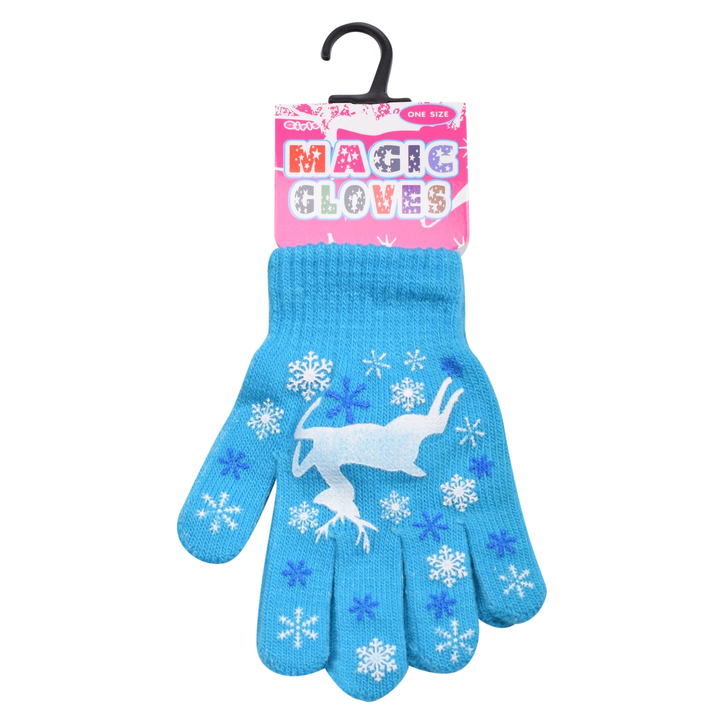 PRO HEAT™ Kids Thermal Magic Gloves - Reindeer (Assorted Colours)