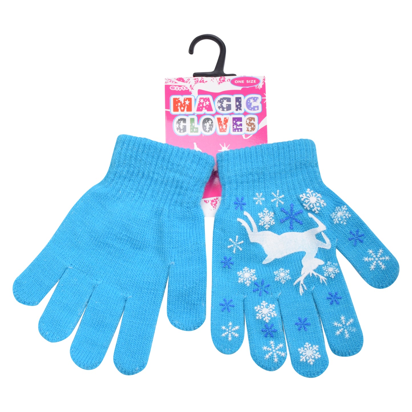 PRO HEAT™ Kids Thermal Magic Gloves - Reindeer (Assorted Colours)