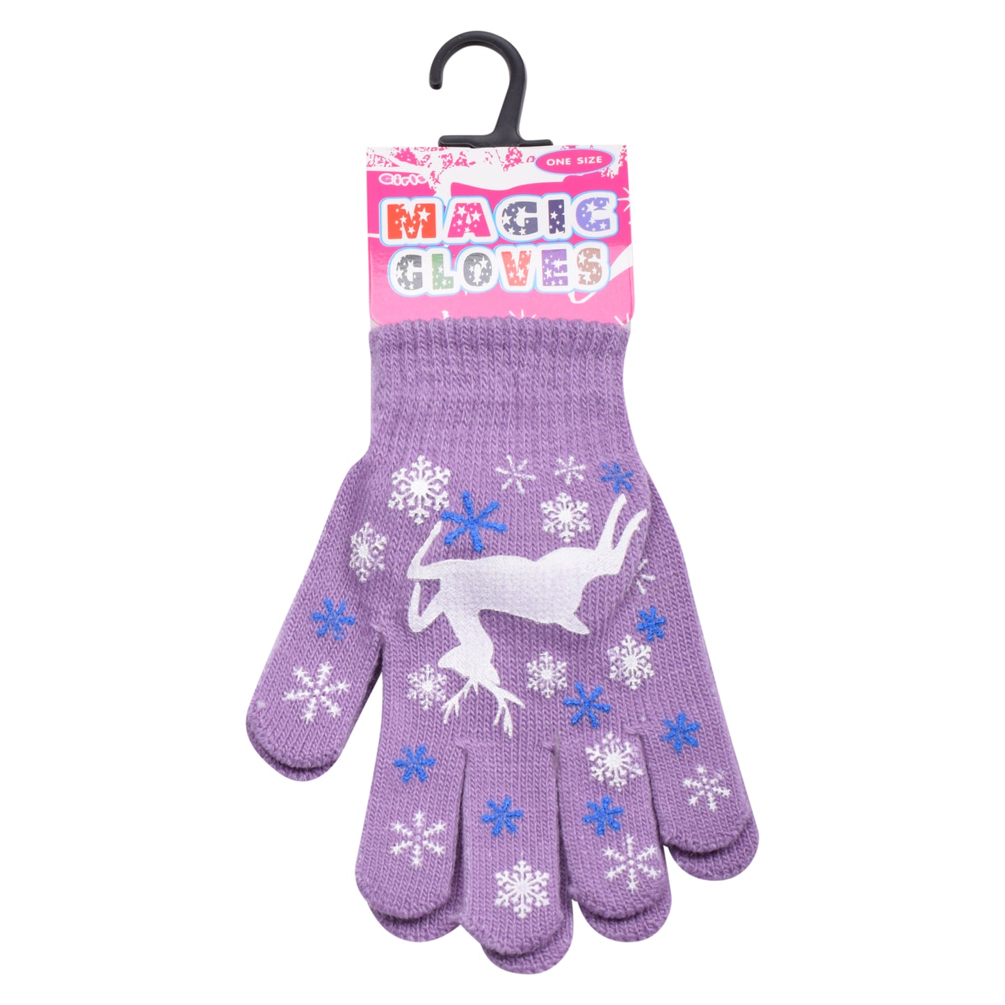 PRO HEAT™ Kids Thermal Magic Gloves - Reindeer (Assorted Colours)