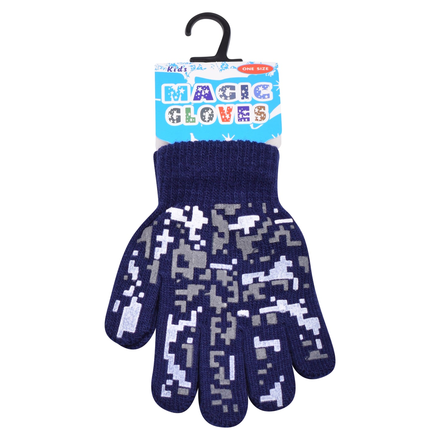 PRO HEAT™ Kids Thermal Magic Gloves - Blocks (Assorted Colours)