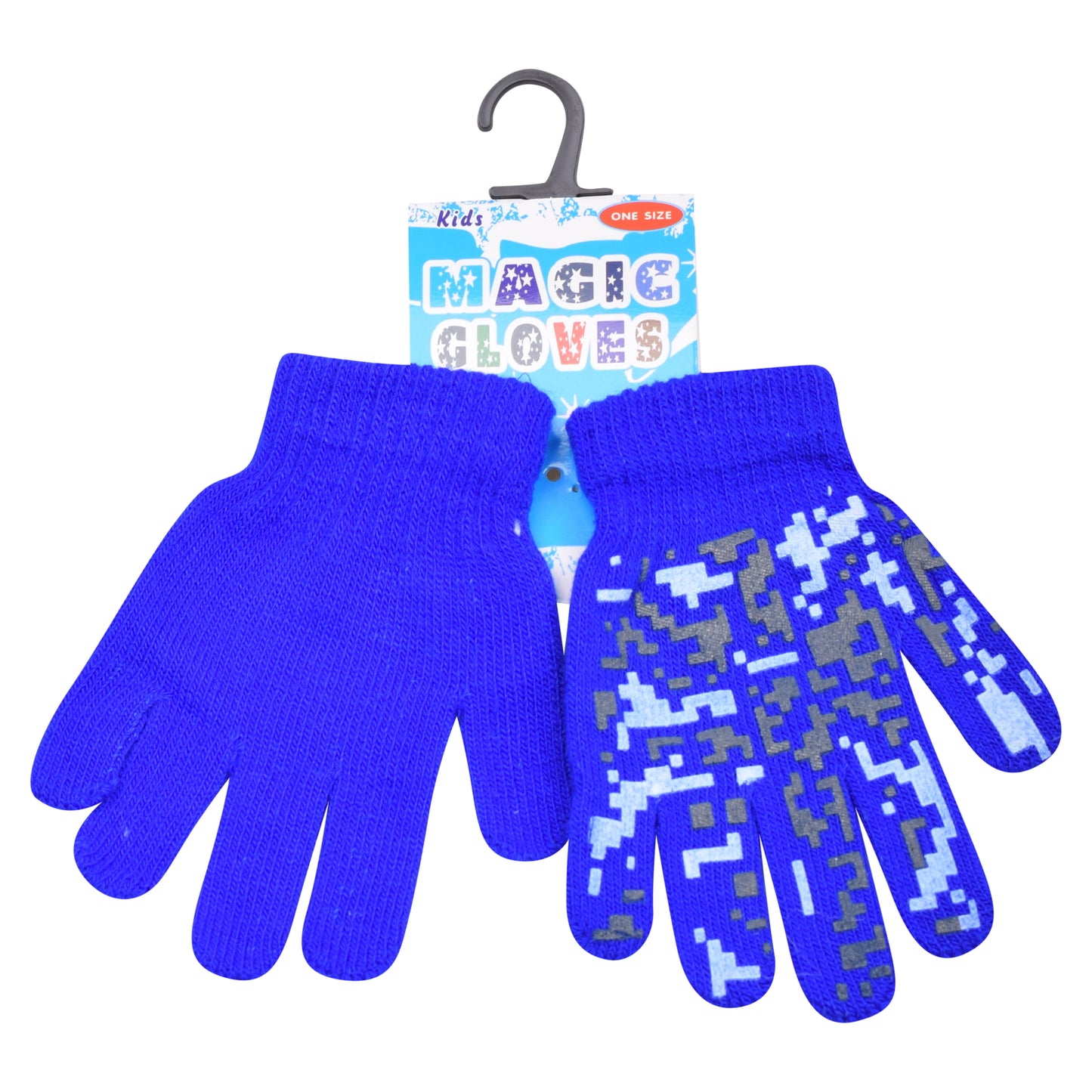 PRO HEAT™ Kids Thermal Magic Gloves - Blocks (Assorted Colours)