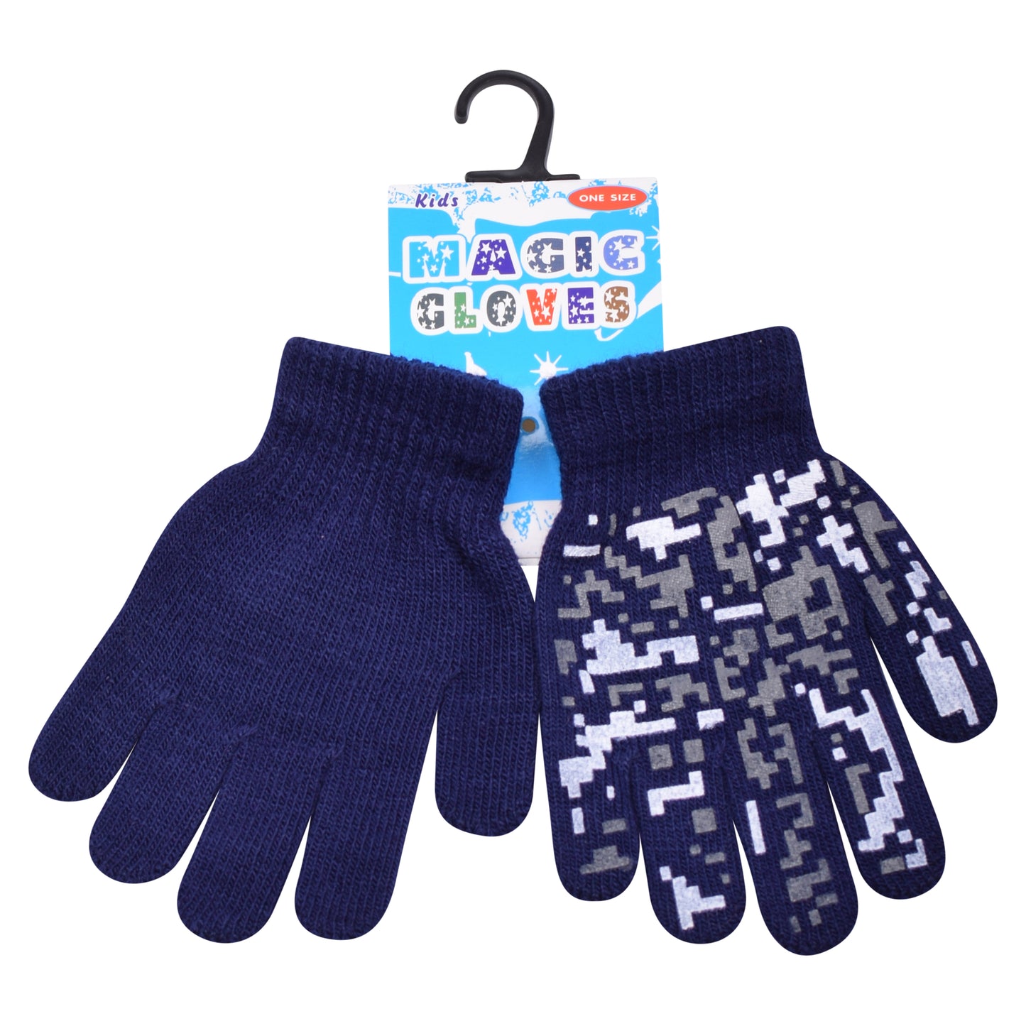 PRO HEAT™ Kids Thermal Magic Gloves - Blocks (Assorted Colours)