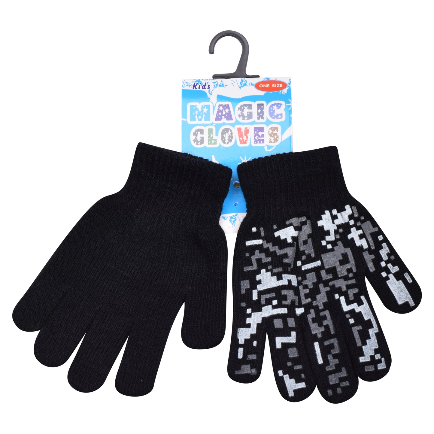 PRO HEAT™ Kids Thermal Magic Gloves - Blocks (Assorted Colours)