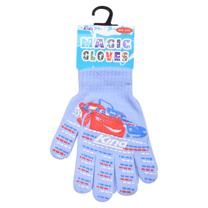 PRO HEAT™ Kids Thermal Magic Gloves - Cars (Assorted Colours)