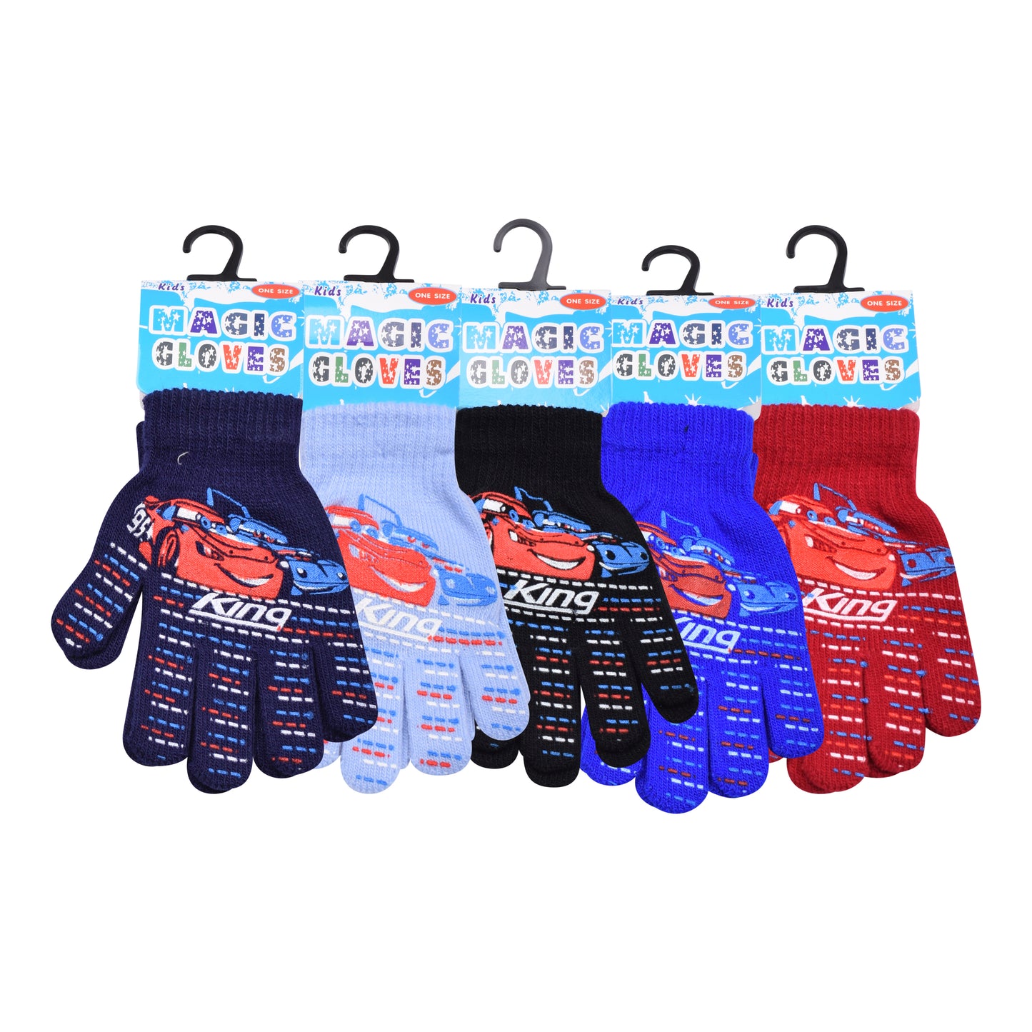 PRO HEAT™ Kids Thermal Magic Gloves - Cars (Assorted Colours)