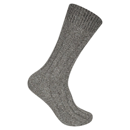 Mens Chunky Wool Blend Socks -Assorted (12 Pairs)