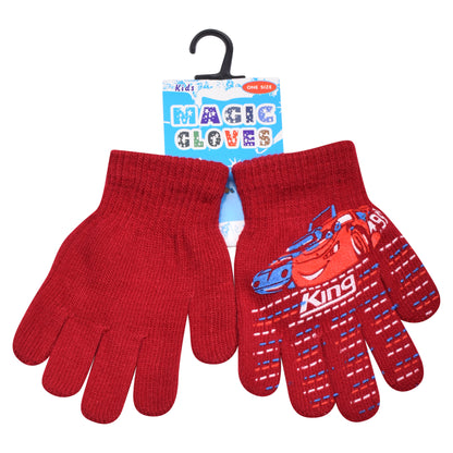 PRO HEAT™ Kids Thermal Magic Gloves - Cars (Assorted Colours)