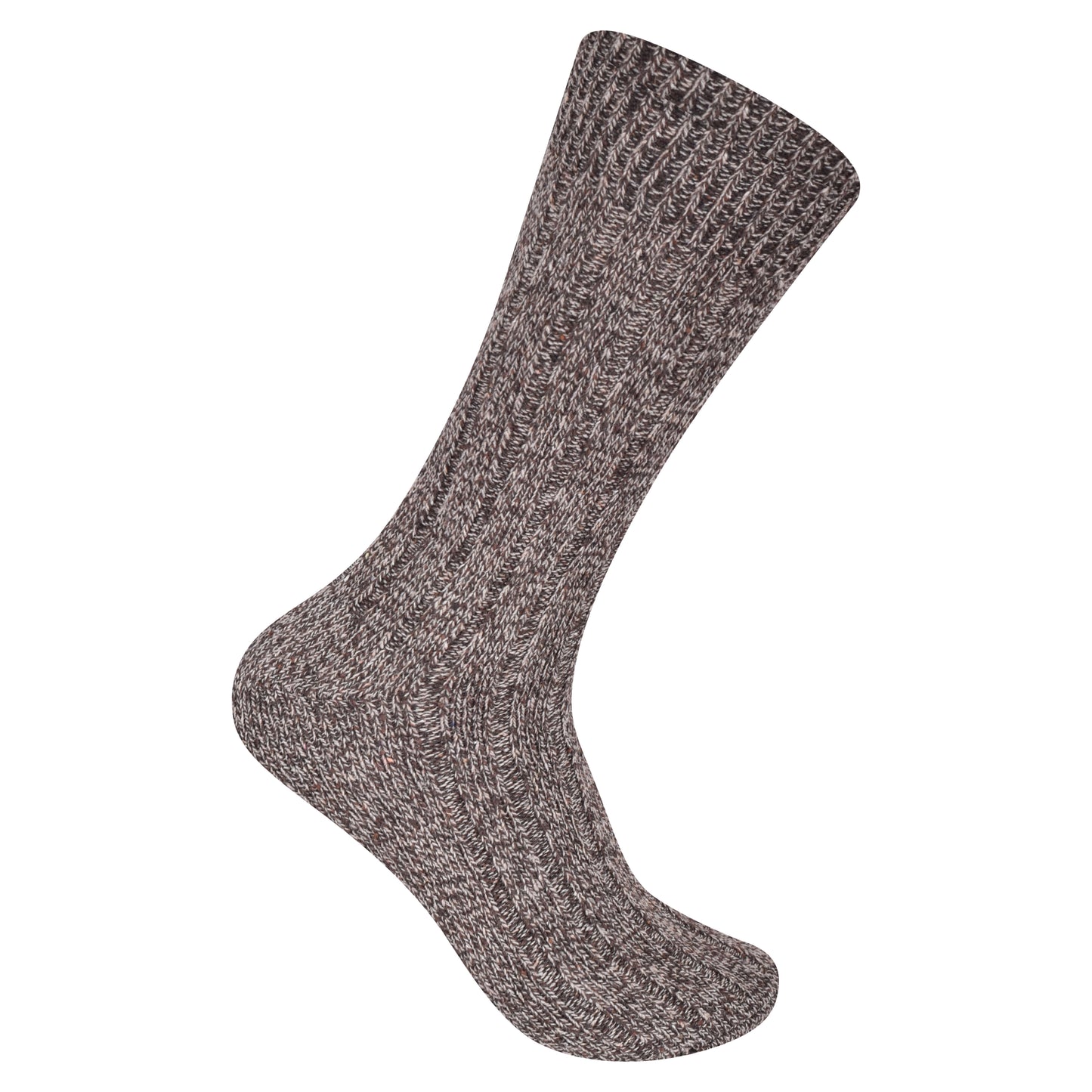 Mens Chunky Wool Blend Socks -Assorted (12 Pairs)