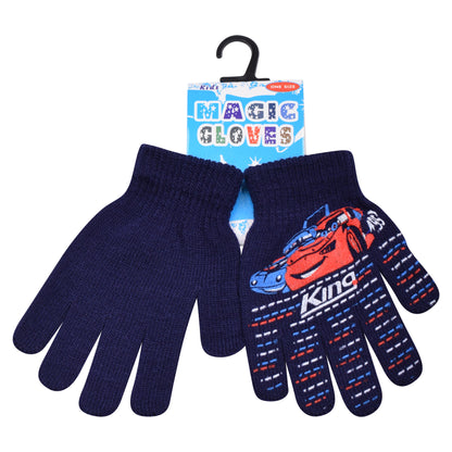 PRO HEAT™ Kids Thermal Magic Gloves - Cars (Assorted Colours)