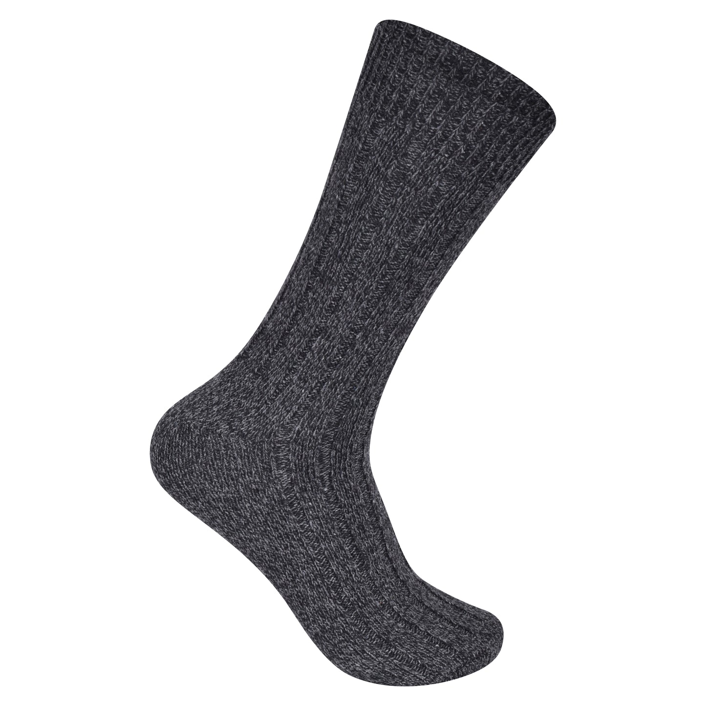 Mens Chunky Wool Blend Socks -Assorted (12 Pairs)
