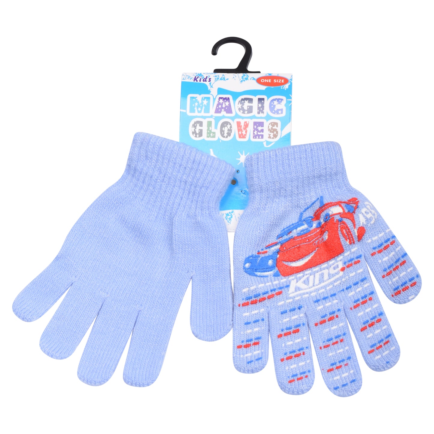 PRO HEAT™ Kids Thermal Magic Gloves - Cars (Assorted Colours)