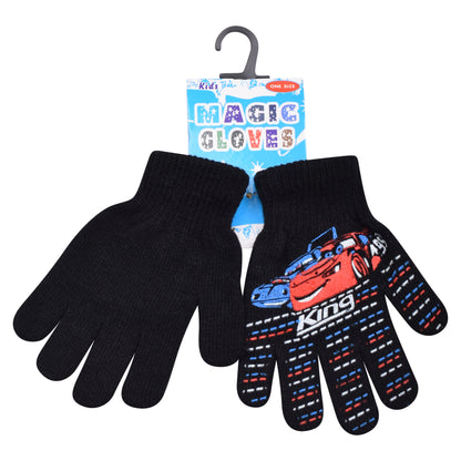 PRO HEAT™ Kids Thermal Magic Gloves - Cars (Assorted Colours)