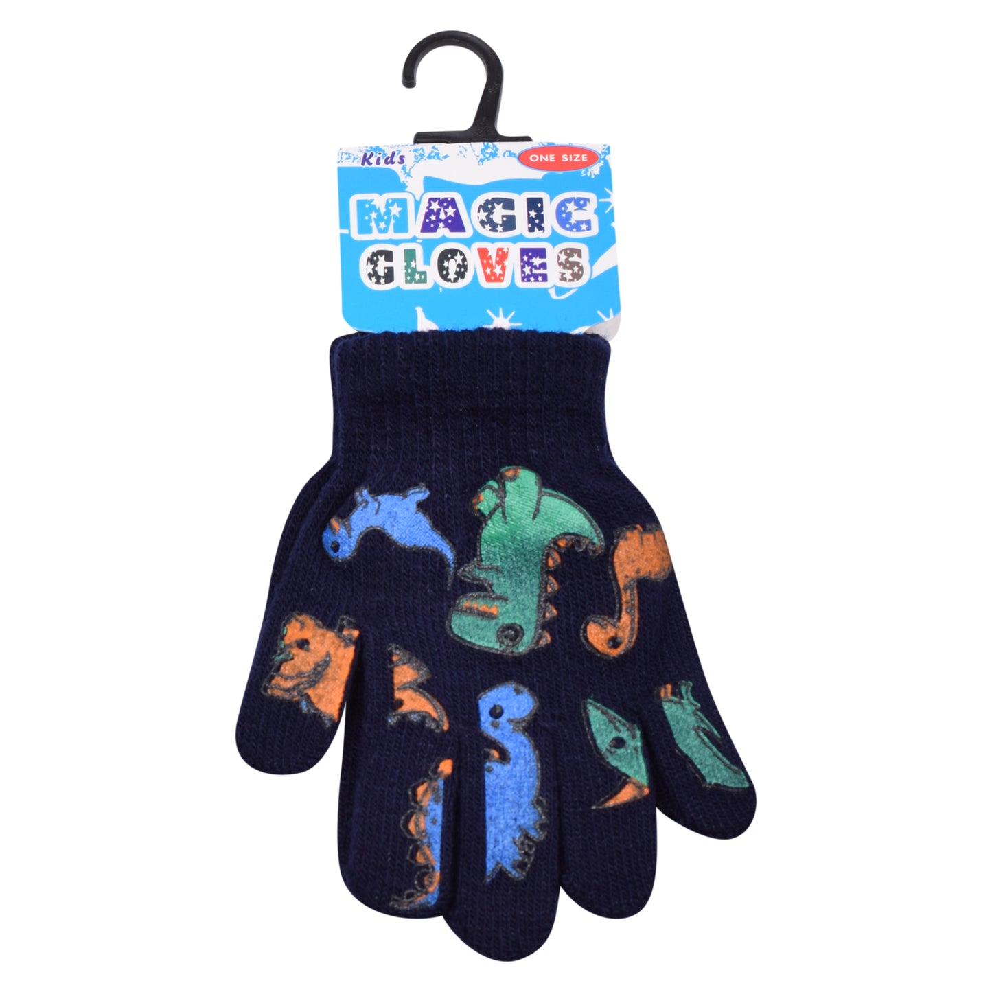 PRO HEAT™ Kids Thermal Magic Gloves - Dinosaur (Assorted Colours)