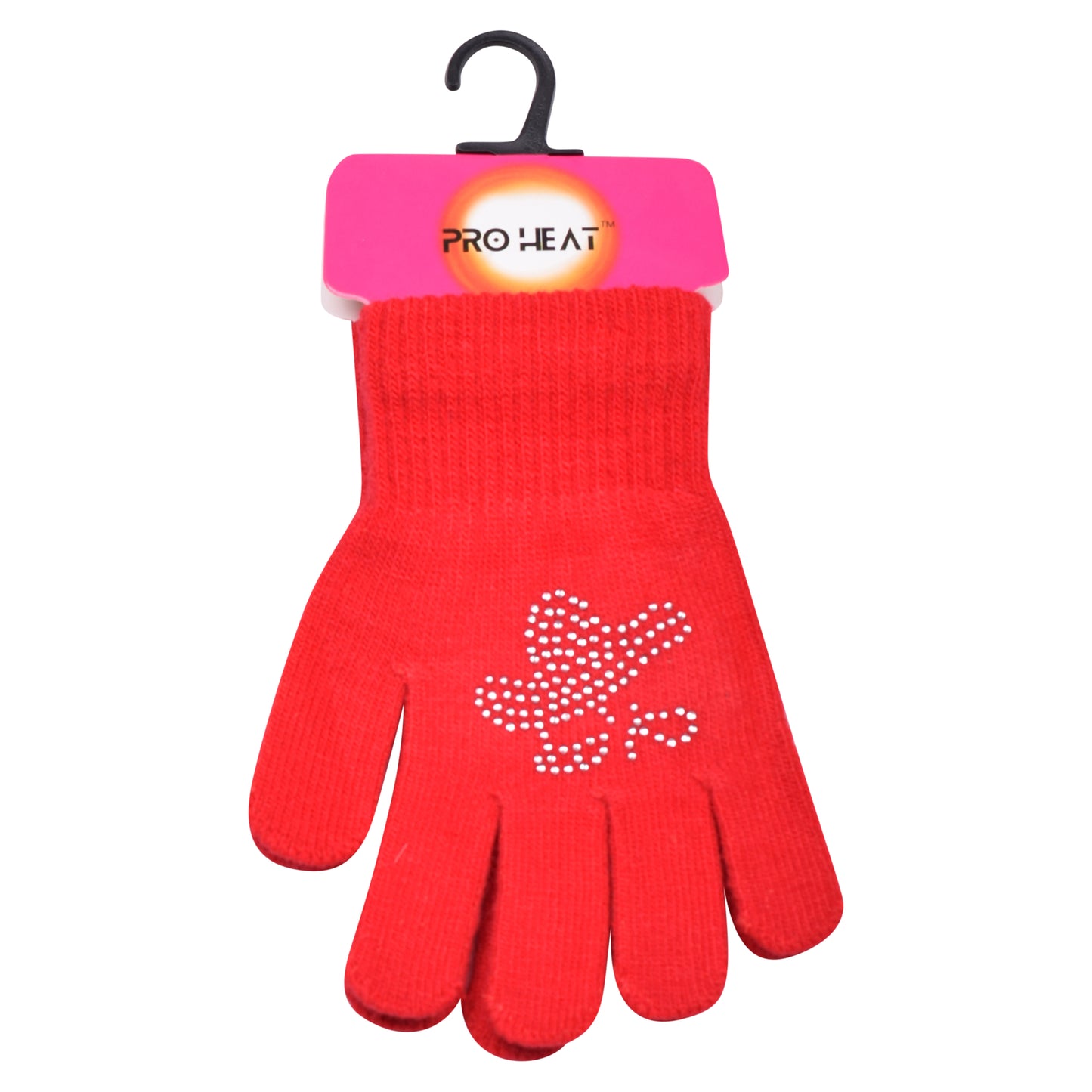 PRO HEAT™ Kids Thermal Magic Gloves - Rhinestones Tulip (Assorted Colours)
