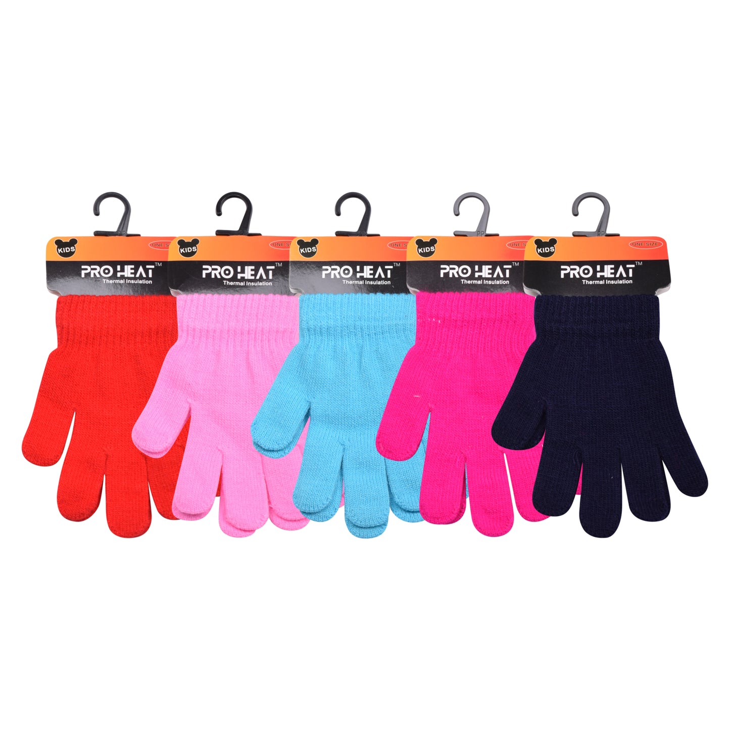 PRO HEAT™ Kids Thermal Magic Gloves (Assorted Colours)