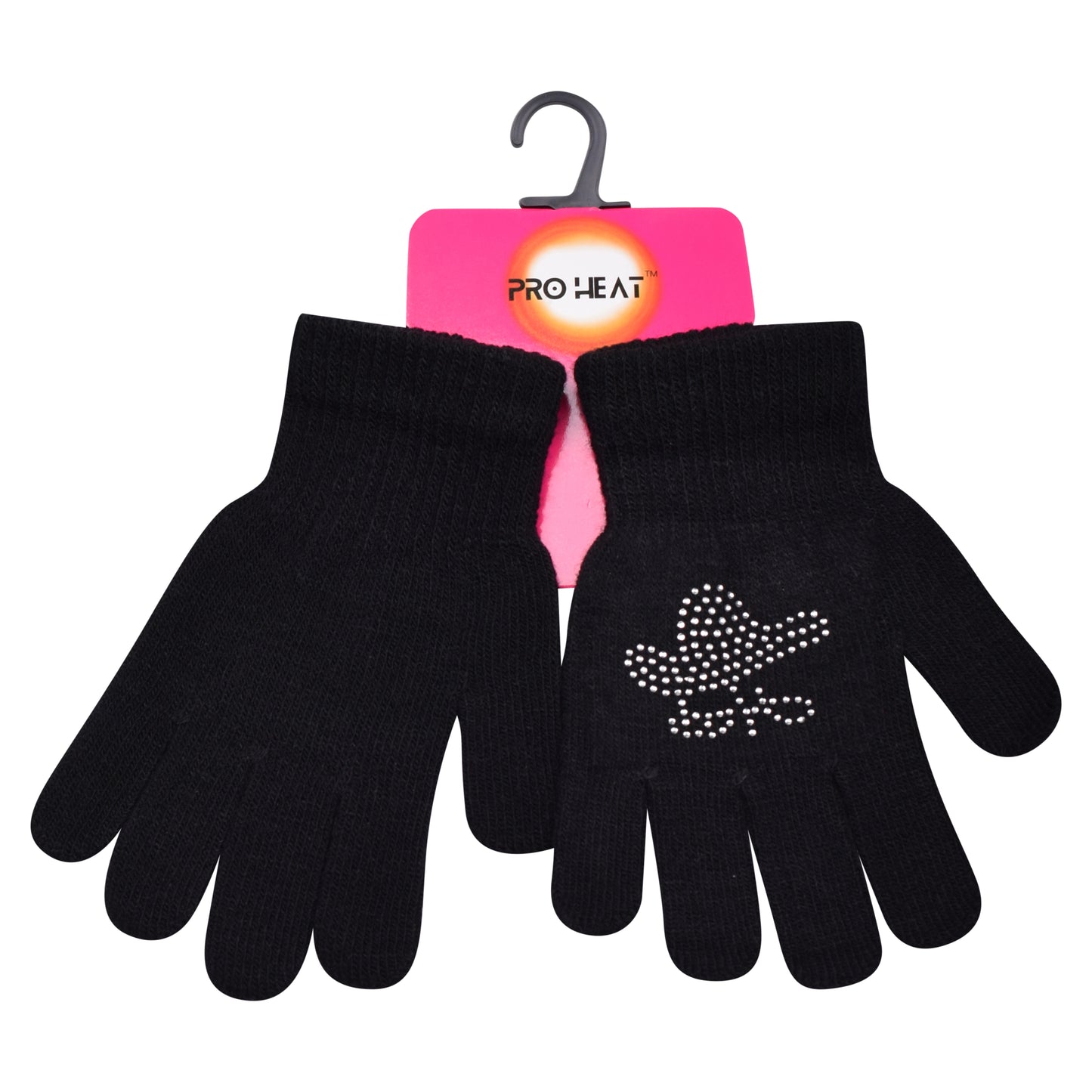 PRO HEAT™ Kids Thermal Magic Gloves - Rhinestones Tulip (Assorted Colours)