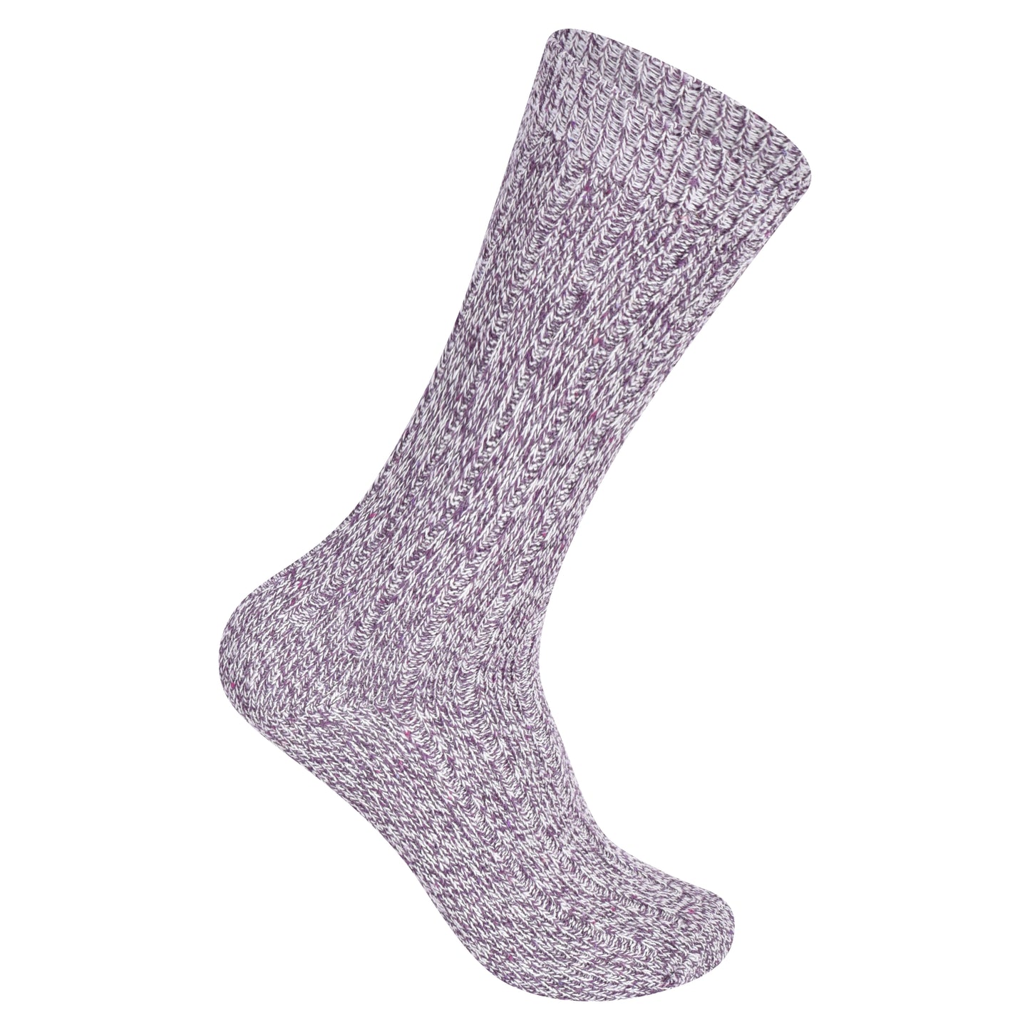 Ladies Chunky Wool Blend Socks - Assorted (12 Pairs)