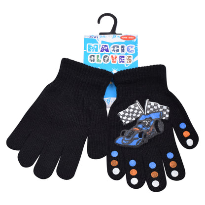 PRO HEAT™ Kids Thermal Magic Gloves - Race Car (Assorted Colours)