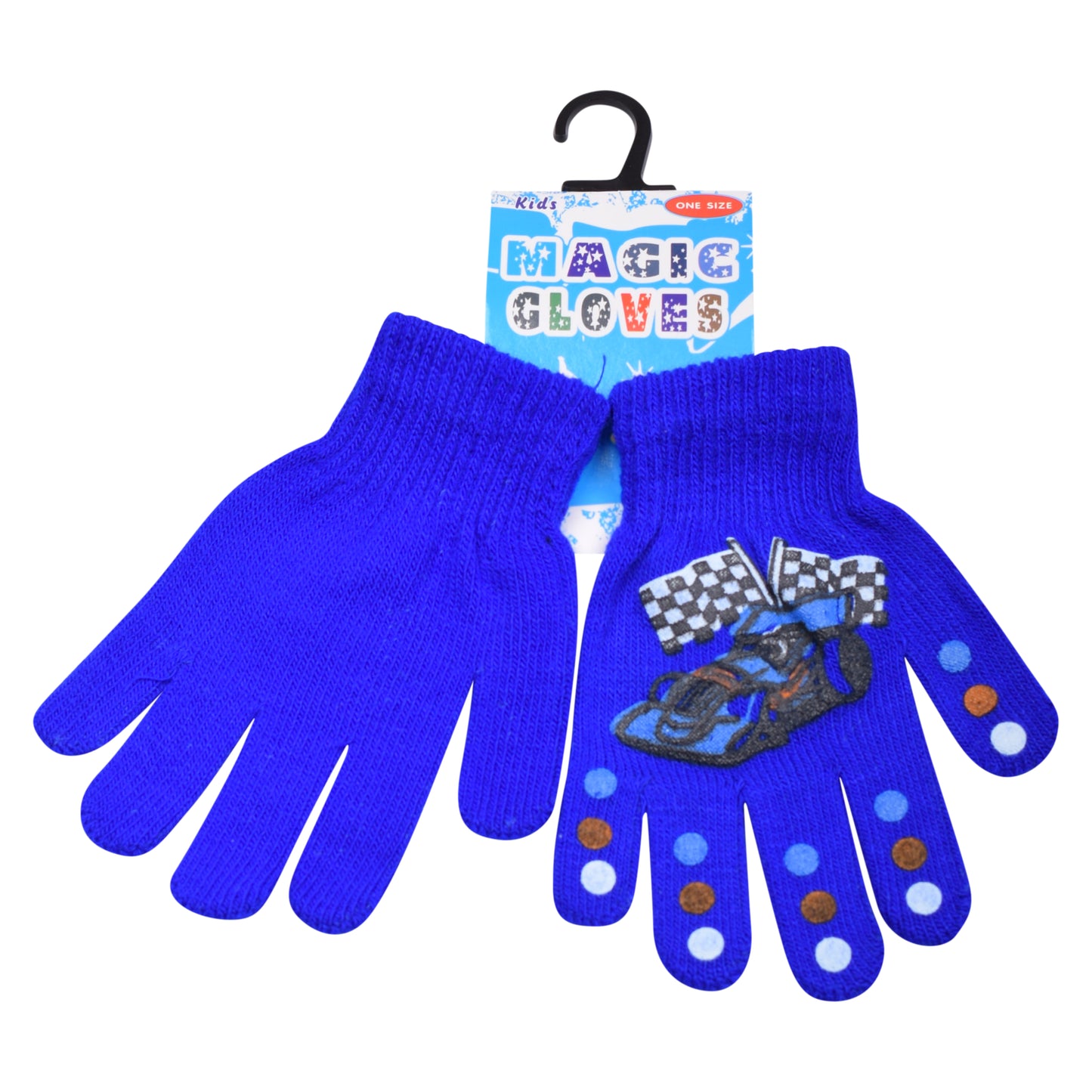 PRO HEAT™ Kids Thermal Magic Gloves - Race Car (Assorted Colours)
