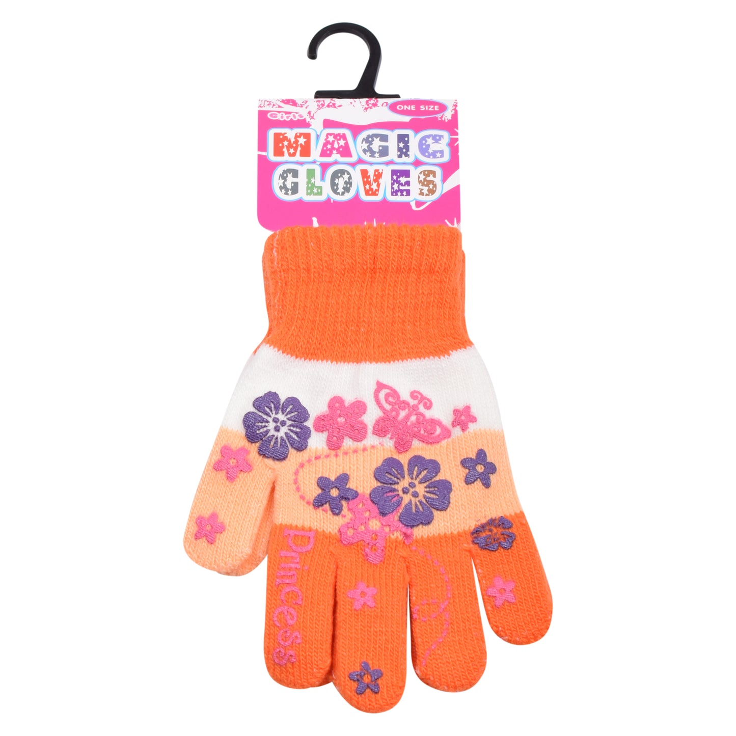 PRO HEAT™ Kids Thermal Magic Gloves - Princess Floral (Assorted Colours)