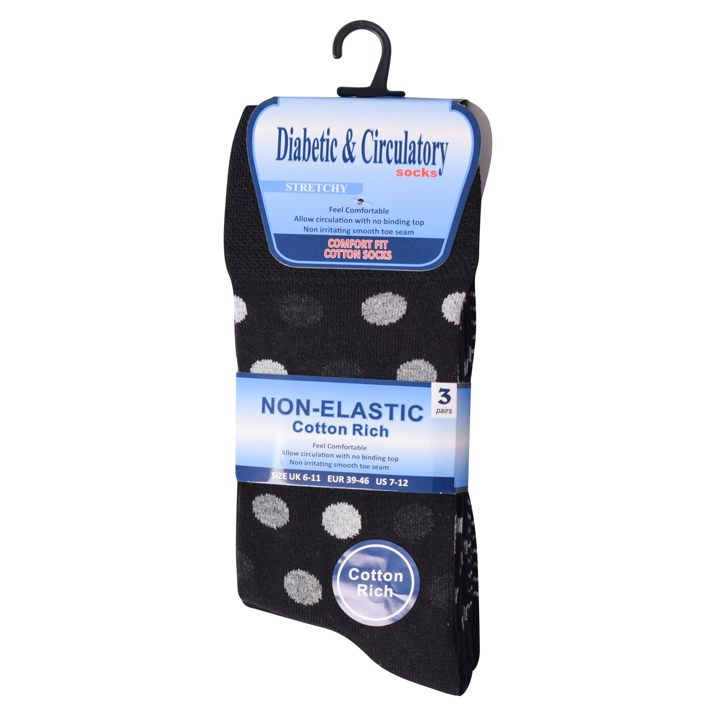 Mens Non Elastic Diabetic Socks - Classy (12 Pairs)