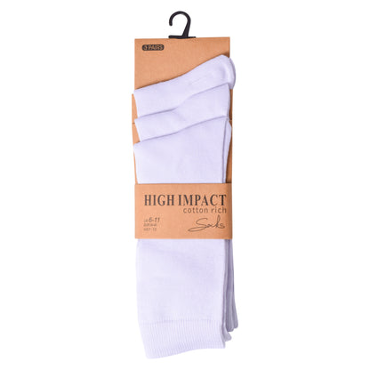 Mens Dress Socks - White (12 Pairs)