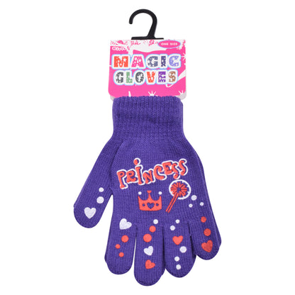 PRO HEAT™ Kids Thermal Magic Gloves - Princess (Assorted Colours)