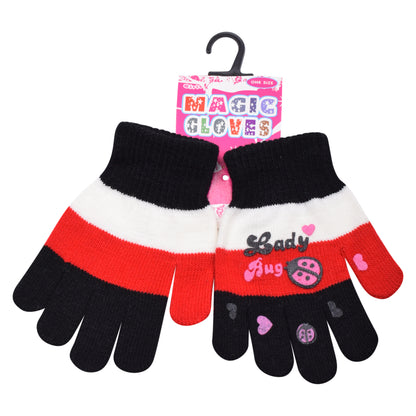 PRO HEAT™ Kids Thermal Magic Gloves - Lady Bug (Assorted Colours)