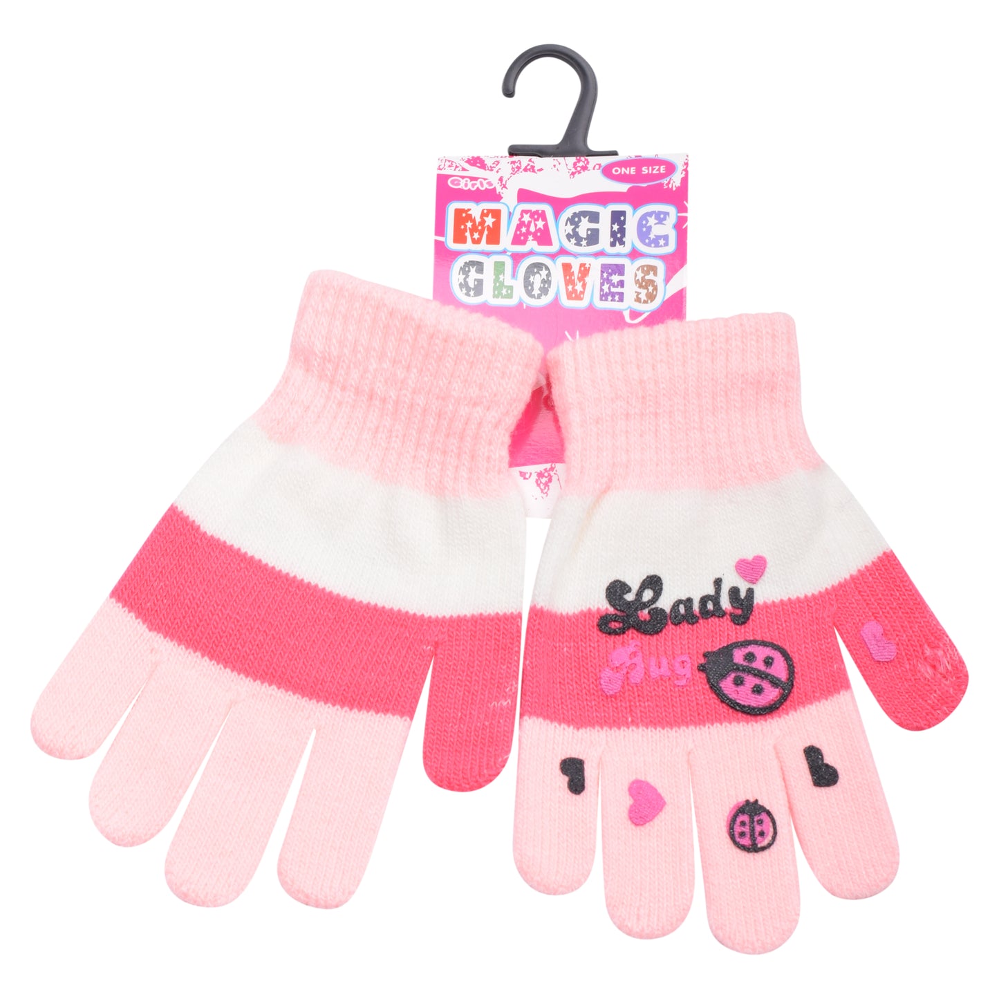 PRO HEAT™ Kids Thermal Magic Gloves - Lady Bug (Assorted Colours)